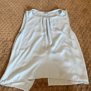 Sleeveless open back blouse